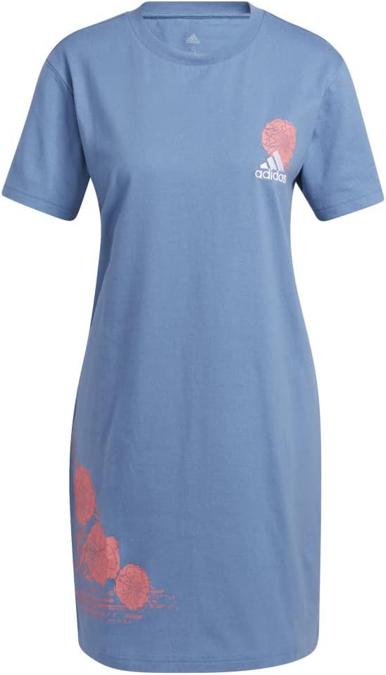 adidas SuperHer Floral Graphic Tee Dress Women’s