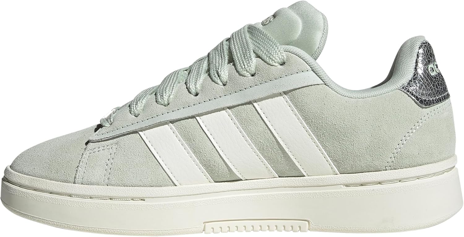 adidas Womens Grand Court Alpha Sneakers Shoes Casual – Beige