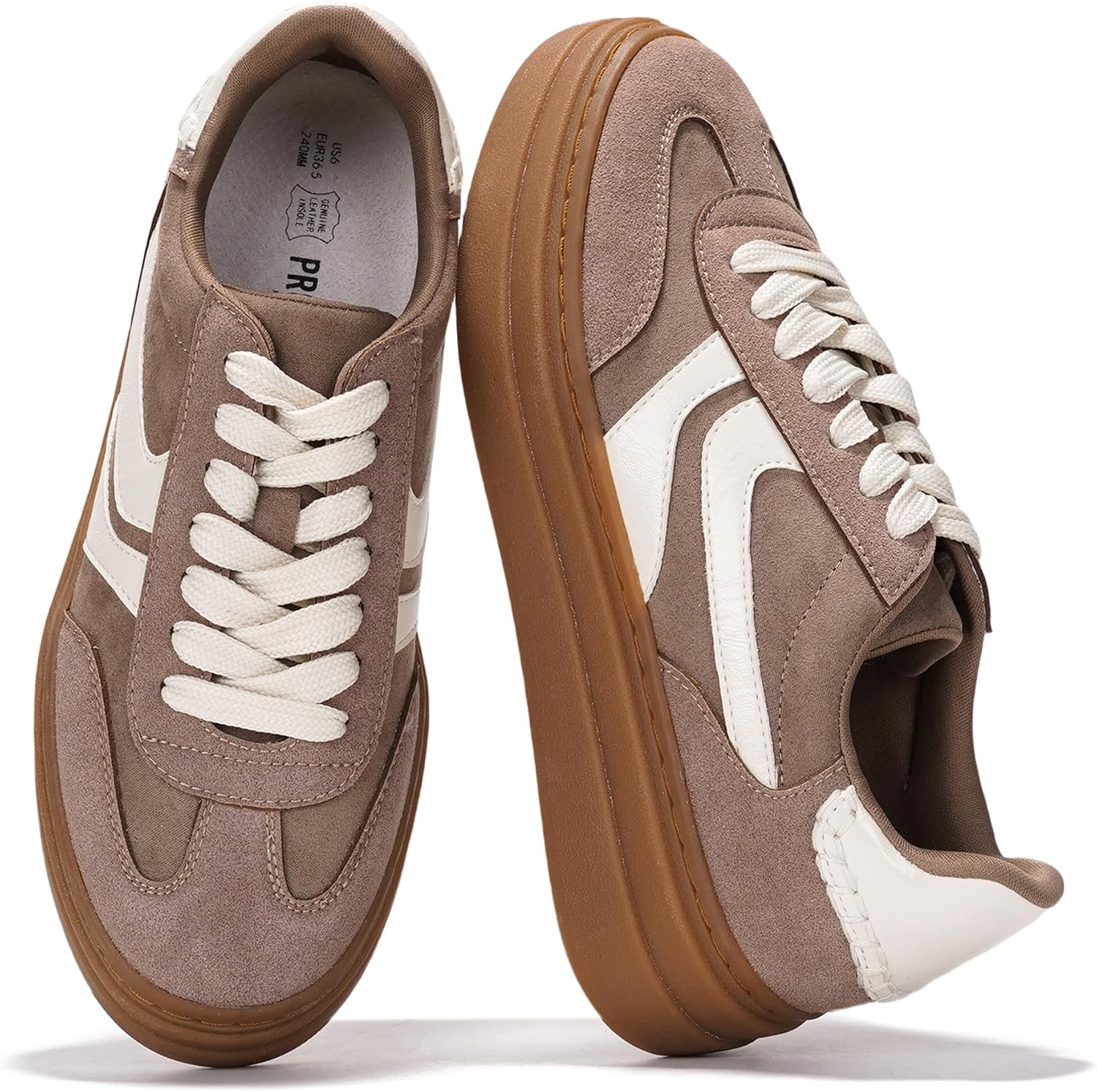 Platform Sneakers for Women Footwear – Lightweight Lace-up Shoes for Women