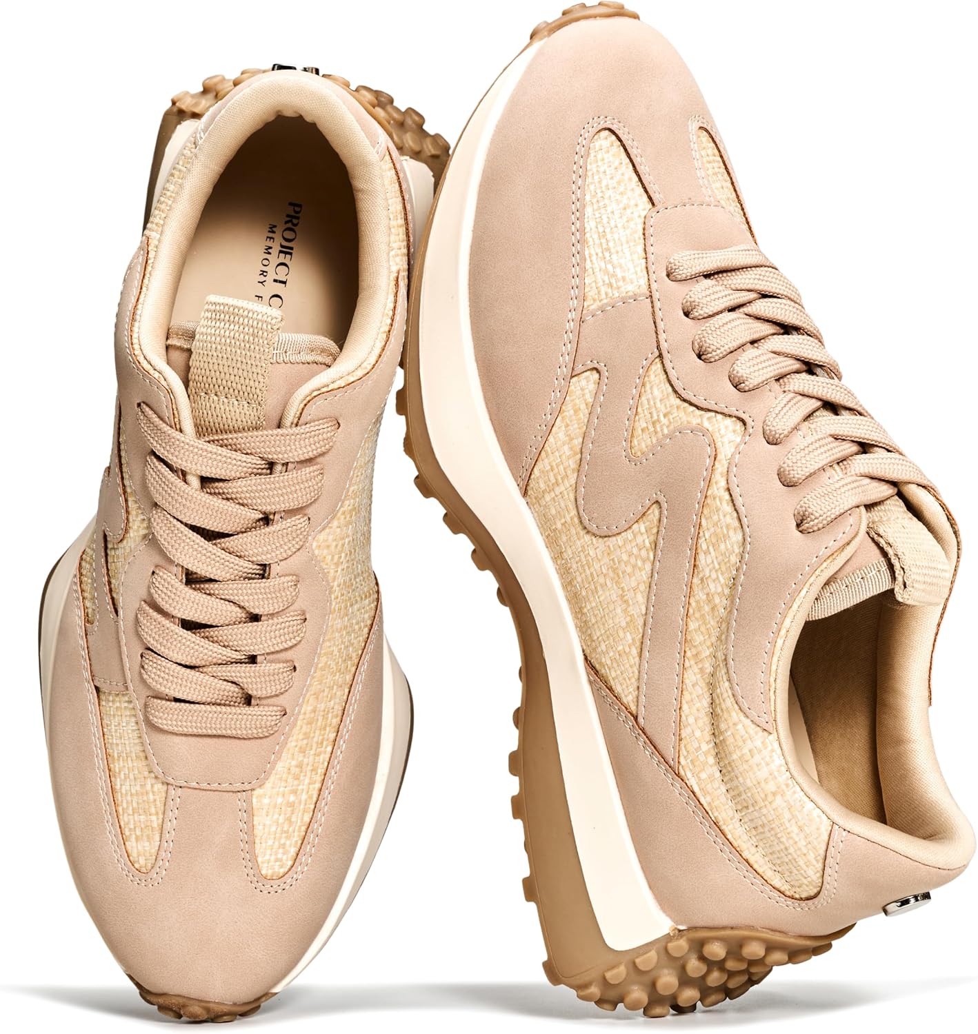 Trendy Lace Up Fashion Sneakers for Women – Lightweight Womens Shoes 2026